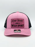 Kind Heart Wild Spirit Pink Richardson 112 Trucker Hat
