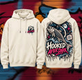 Hooked After Dark Skeleton Fish Premium Hoodie