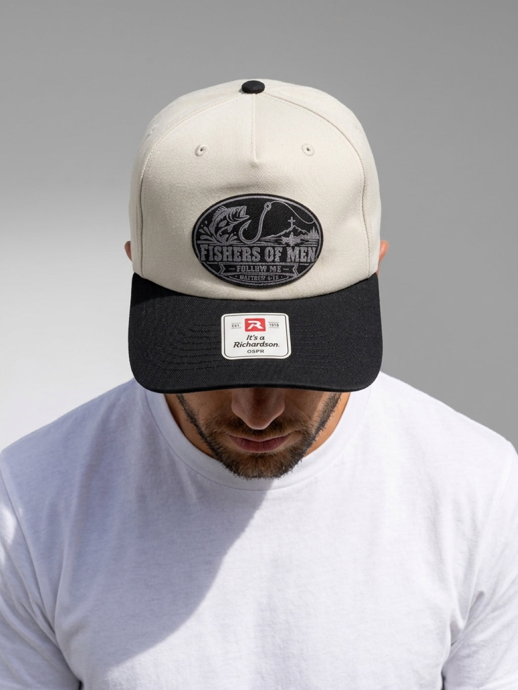Fishers of Men Christian Fishing Richardson Trucker Hat
