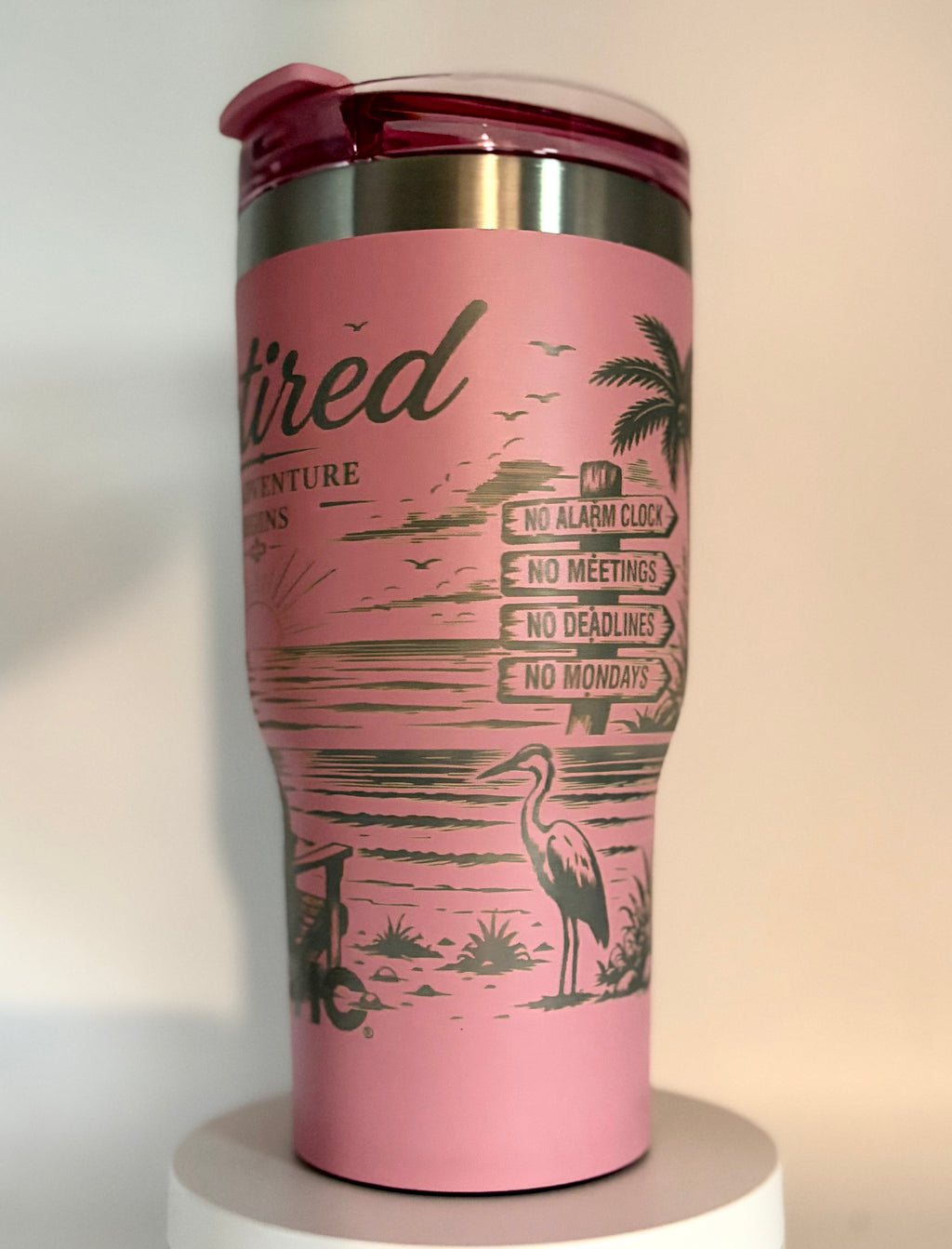 Personalized Retirement Engraved Tumbler – Retirement Gift