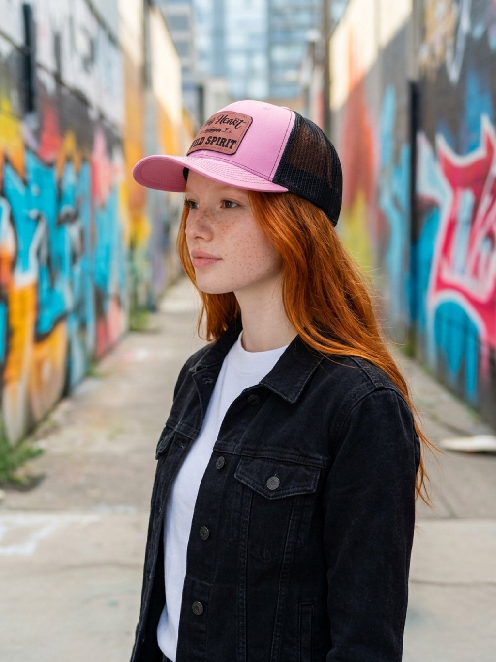 Kind Heart Wild Spirit Pink Richardson 112 Trucker Hat