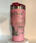 Personalized Retirement Engraved Tumbler – Retirement Gift