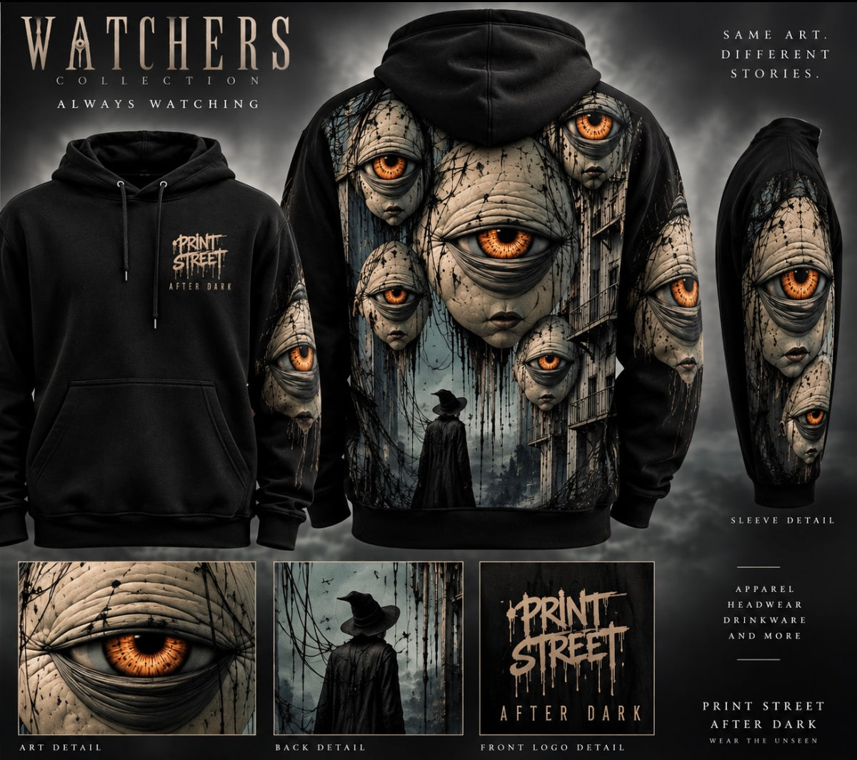 Print Street After Dark Watchers Hoodie