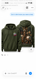 Print Street After Dark Steampunk Trio Hoodie