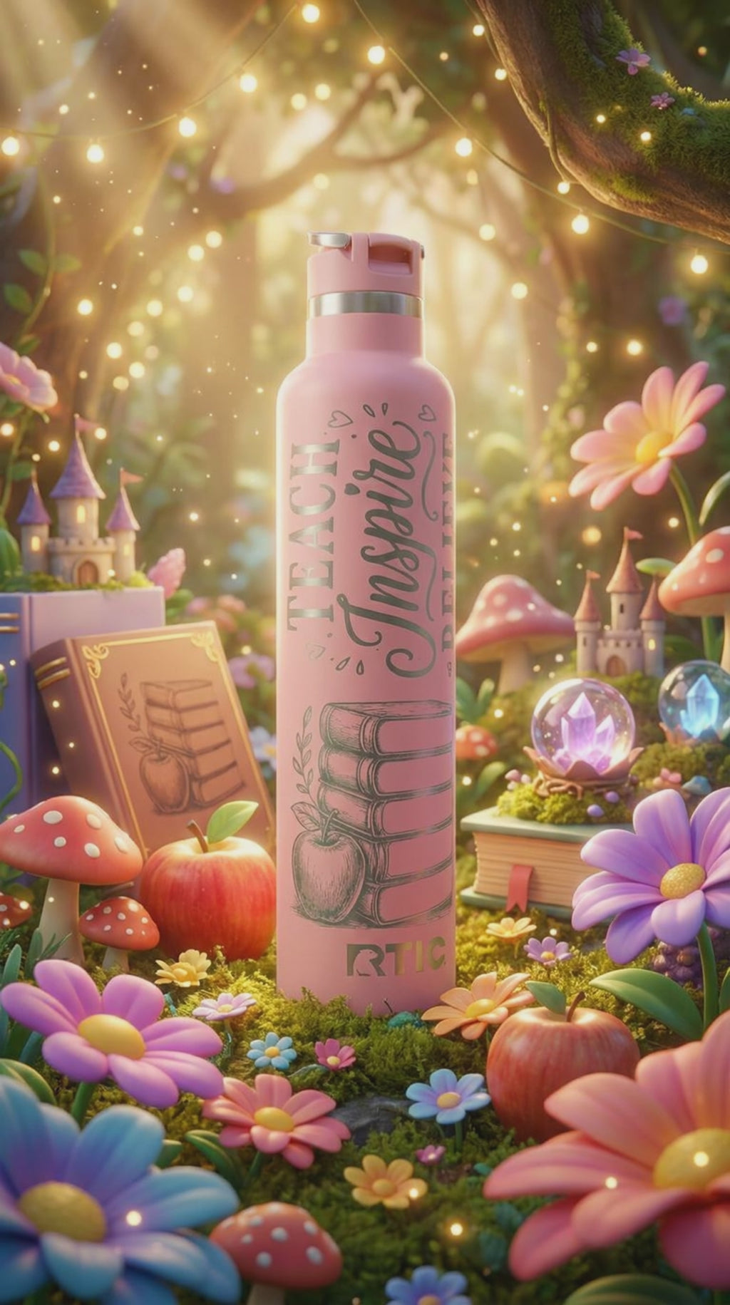 Personalized Teacher Engraved Water Bottle – Teacher Gift
